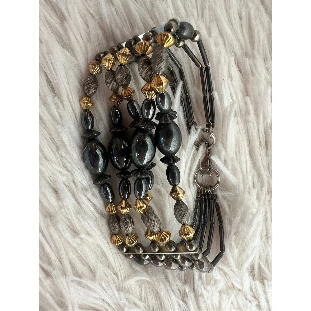 Vintage Hematite Bracelet 7